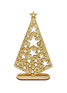 Фигурка Елочка-1 (151880) (170х87х30мм) (игрушка из дерева) (упаковка)