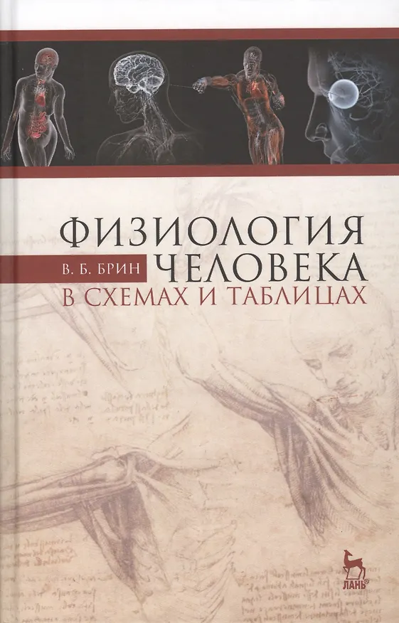 Книга Физиология человека в схемах и таблицах: Уч.пособие, 3-е изд., перераб и доп. (Вадим Брин) — 1
