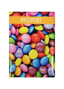 Обложка для паспорта Цветное драже