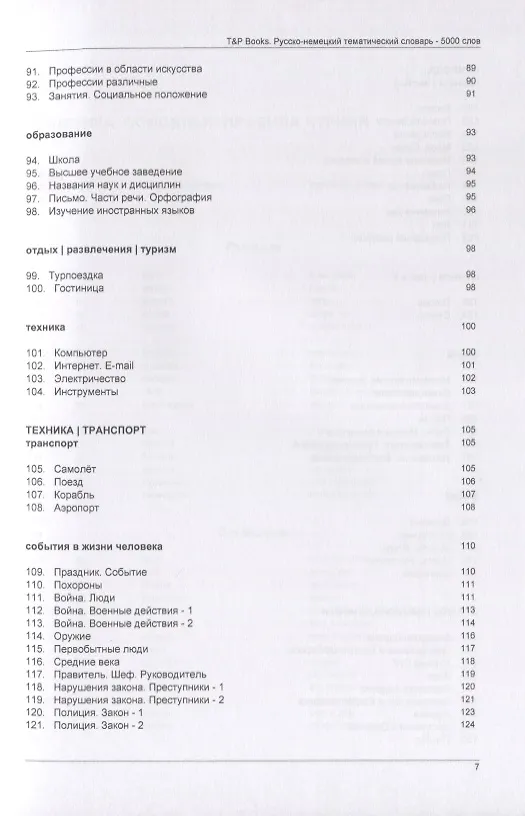 Книга Русско-немецкий тематический словарь. 5000 слов () — 5