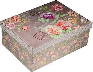 Коробка подарочная "Цветочное послание" 21*15*8,5см