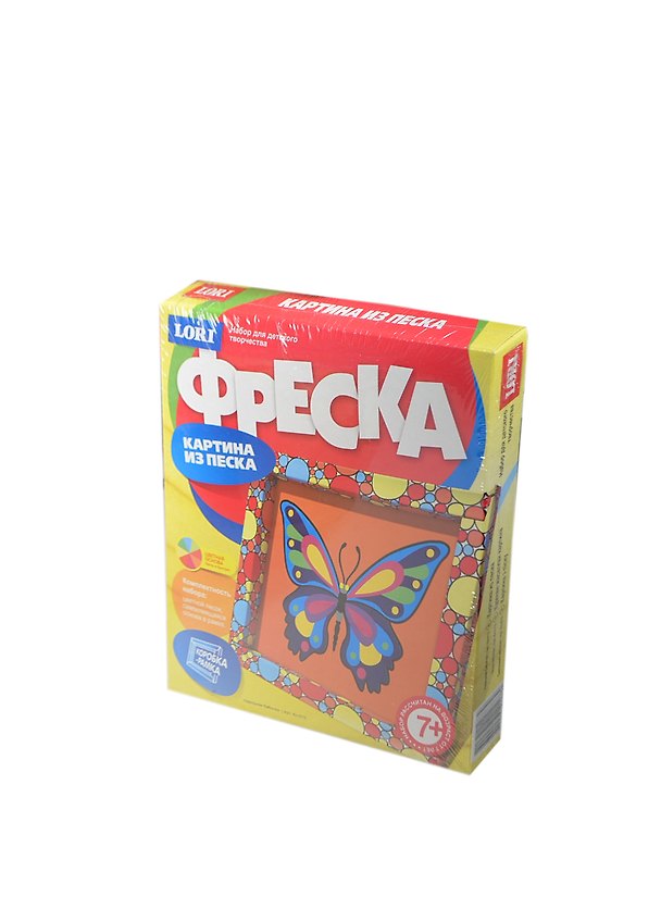 Набор для творчества LORI Фреска, Картина из песка "Нарядная бабочка" 2415745 — 1