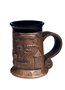 Кружка керам.с широкой ручкой "Нижний Новгород"цв. коричневый (065-5-76K4)