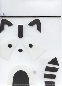 Папка для тетрадей А5 2отд. "ЕНОТ" резинка