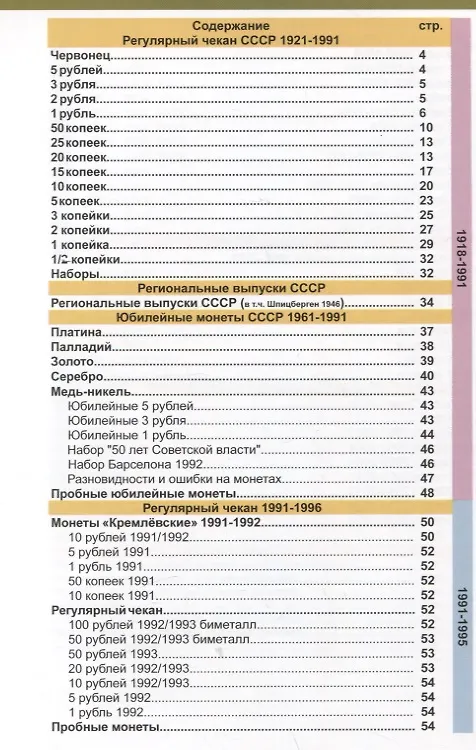 Книга Каталог Монет СССР и России 1918-2024 годов. Выпуск 17 (Савелий Гусев) — 6