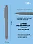 Ручки шариковые автоматические синие 12 штук "Metering" масляные чернила, линейка на корпусе, 0,7 мм, в ассортименте, Yoi — 3088890 — 2