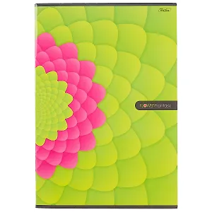 Тетрадь в клетку Hatber, FlowerFantasy, А4, 96 листов, в ассортименте