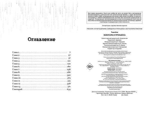 Книга Зажигалка и Принцесса (#1) (Twentine) — 18
