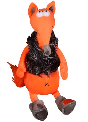 Игрушка мягкая, MaxiToys, Хитрый  Лис & Valenki, 26см 2611973