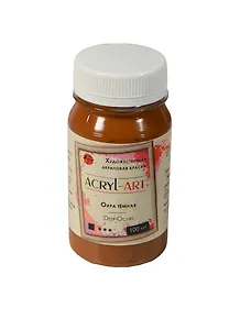 Краска акриловая "Акрил-Арт" охра тем.,100мл,банка, Таир
