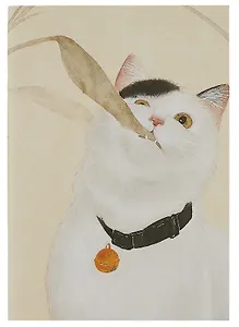 Тетрадь нелинованная "Котик по кличке Миндаль (3)", B5, 32 листа