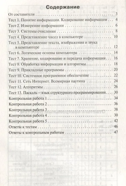 Книга Контрольно-измерительные материалы. Информатика. 10 класс. ФГОС (Ольга Масленикова) — 2