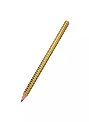 Карандаш Faber-Castell "Jumbo Grip" золотой металлик, трехгранный, утолщенный — 255903 — 1