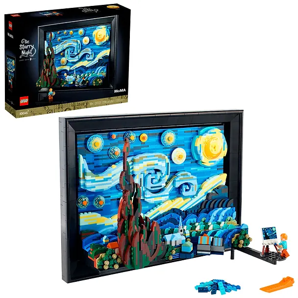 LEGO Ideas: Винсент Ван Гог Звёздная ночь, 2316 деталей (21333) 3139756 — 1