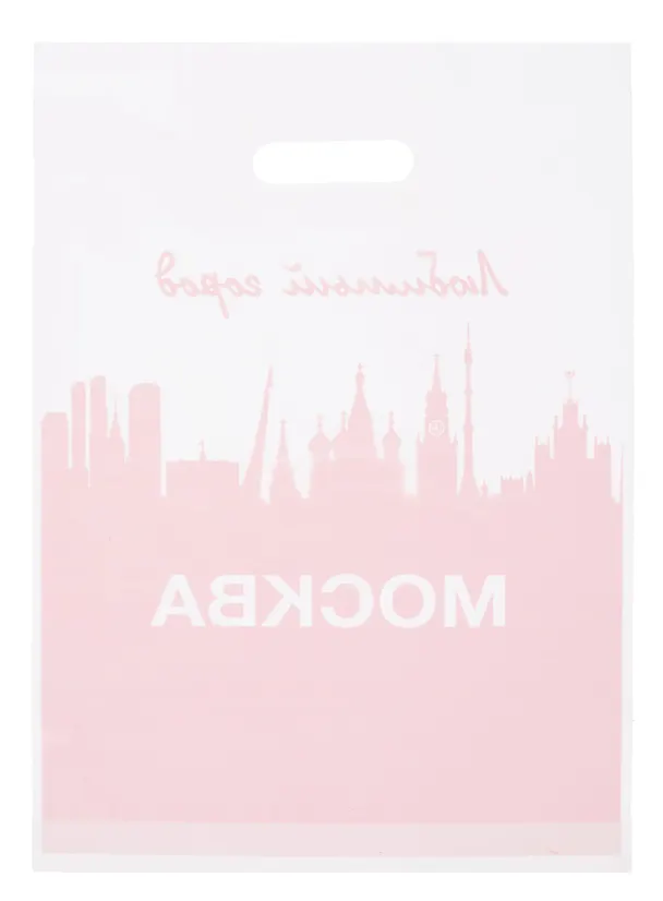 Пакет Любимый город Москва 30*40 красный п/э 2508569 — 3