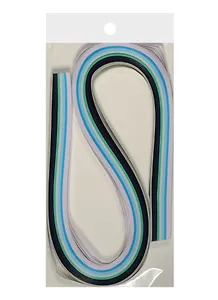 Бумага для квиллинга в пакете с подложкой (5mm) (120 листов) (52cm) оттенки синего (11-23988-J