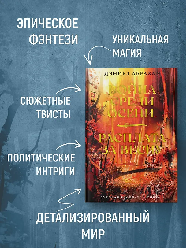 Книга Суровая расплата. Кн. 2. Война среди осени. Расплата за весну (Дэниел Абрахам) — 7