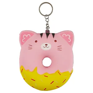 Брелок-антистресс Кот-пончик (PU) (10x9)