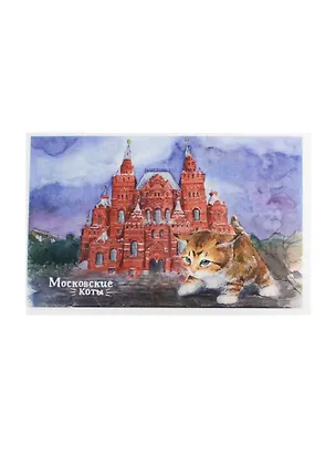 Магнит Московские коты Карта (МЗ/208/001) 2478652