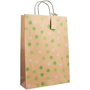 Пакет А3 46*33*10 Рolka dot нейтр., крафт