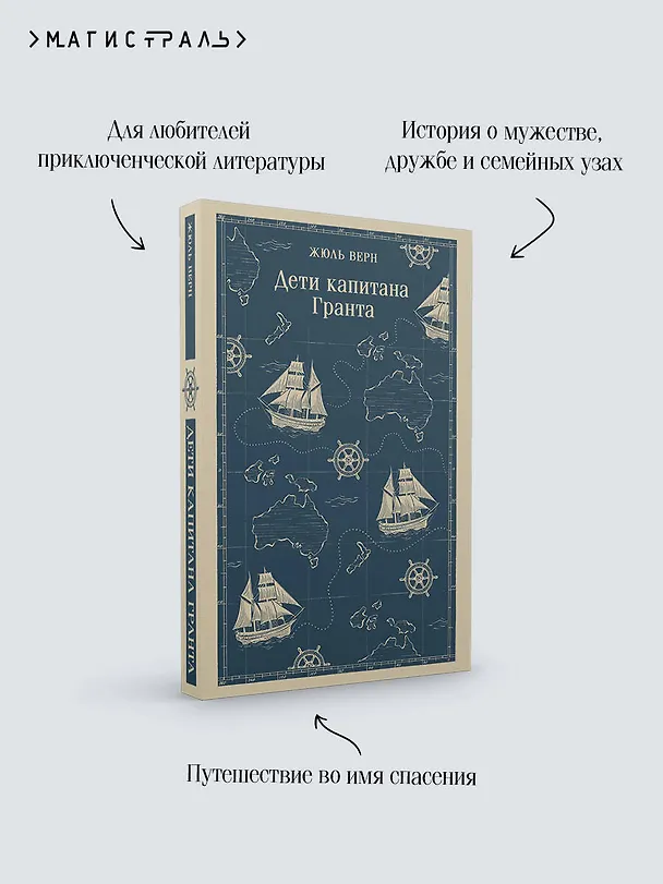 Книга Дети капитана Гранта (Жюль Габриэль Верн) — 8