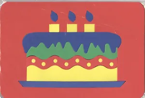 Пазлы мягкие Торт (koq27-2017) (упаковка)