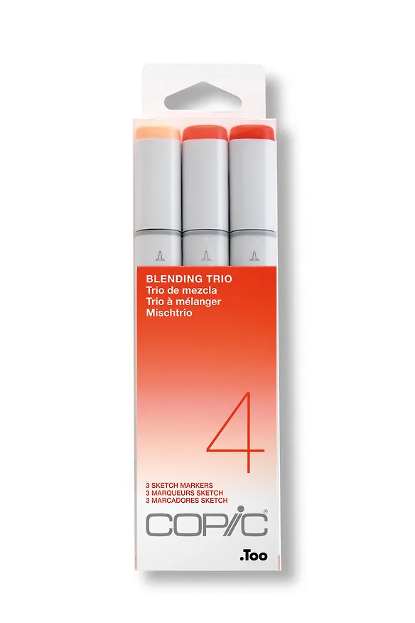 Набор маркеров Copic Sketch Blending Trio 4, 3 цвета 260030 — 1