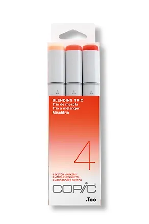 Набор маркеров Copic Sketch Blending Trio 4, 3 цвета 260030
