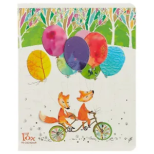 Тетрадь в клетку Альт, "Весёлый лис", 48 листов, в ассортименте