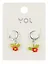 Серьги из бисера Yoi, "Цветочки", 2,5 см — 3010190 — 3