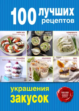 100 лучших рецептов украшения закусок — 2501523 — 1