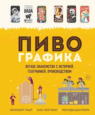 Книга Пивографика (Элизабет Пьер, Анн-Лор Фам)