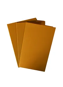 ФРИДЕКОР Набор открыток двойных перламутровых цвет "Золотой" 3шт арт 1022