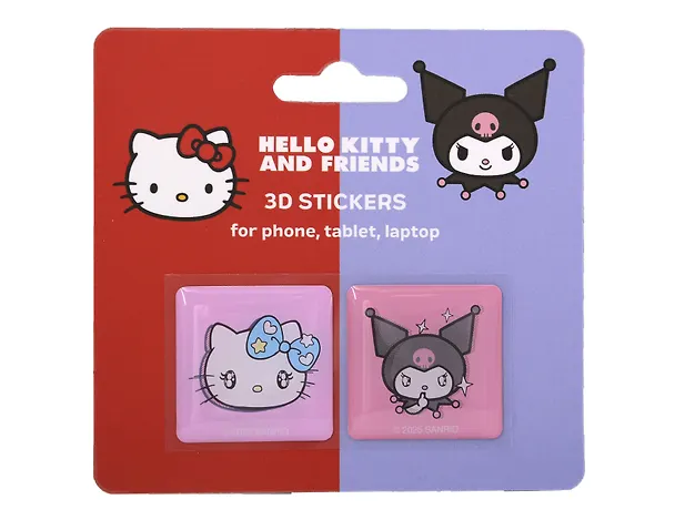 3D стикеры «Anime», 2 штуки, Sanrio 3108102 — 1