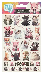 Наклейки-тату переводные "Котики 2"