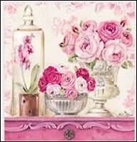 Наб. салф. для декупажа Розы шебби/Орхидея (SRS/193211) (2шт) (упаковка)