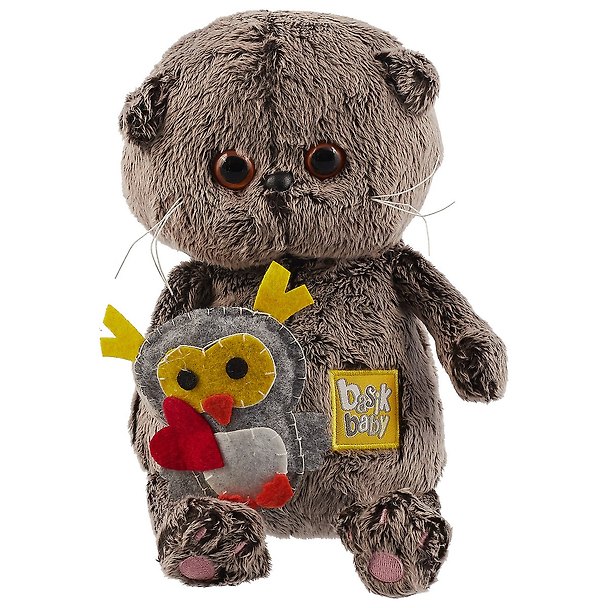 Мягкая игрушка Басик BABY с совенком (20 см) (BB-022) 2620390 — 1