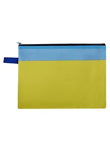 Папка на молнии В5 текстиль, двухцветная