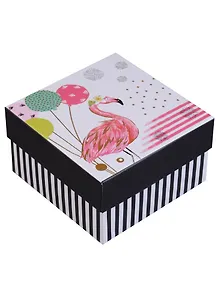 Коробка подарочная "Happy flamingo"