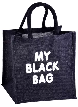 Сумка джутовая S My black bag (30х30х18) — 2837705 — 1