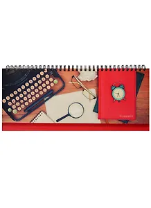 Планинг недатированный 56 листов "Офисный стиль. Деловой коллаж" настольный