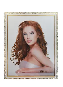 Фоторамка пластик 40*50 "Белая", Xianju Maojia  