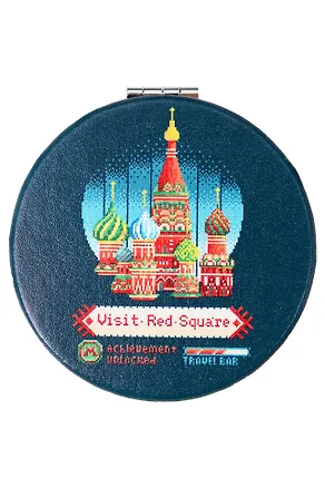Зеркало мягкое "Пиксели" (Москва) (7см) (320-19-D7) 3161825