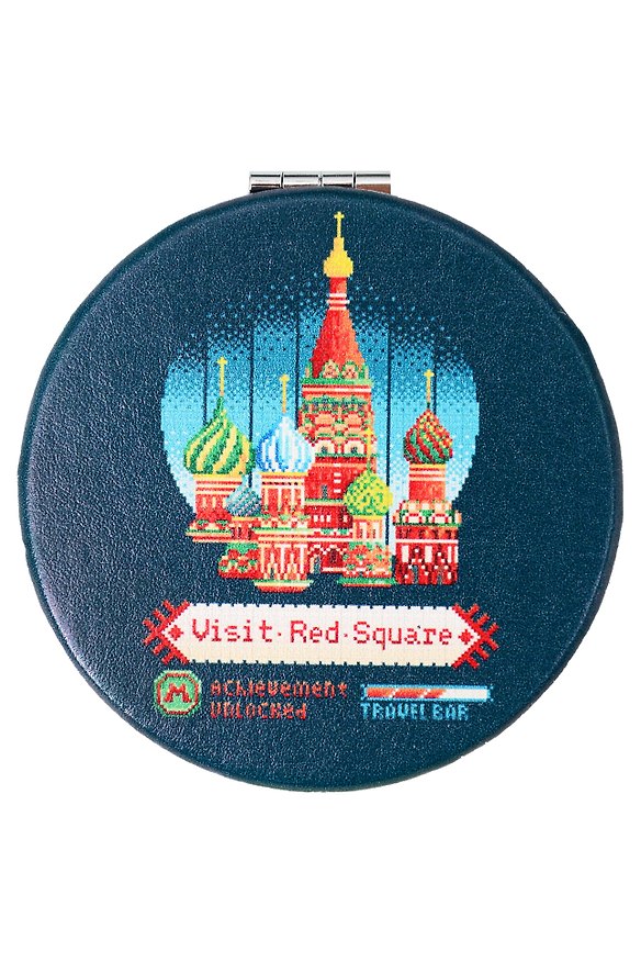 Зеркало мягкое "Пиксели" (Москва) (7см) (320-19-D7) 3161825 — 1