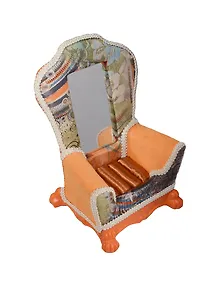 Декоративная подставка для колец Кресло с зеркалом (28871) (11,5х8,5х14,5)