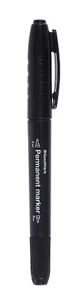 Маркер перманентный черный, двусторонний 3039425