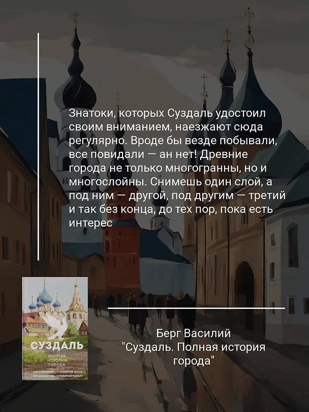 Книга Суздаль. Полная история города (Василий Берг) — 6