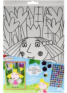 Набор для творчества Росмэн. Рисуем по холсту «Ben & Holly's Little Kingdom. Холли», 20х30 см