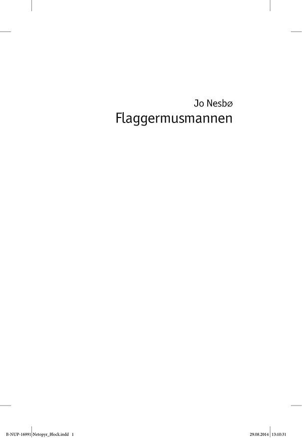 Книга Нетопырь (Ю Несбё) — 6