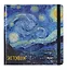 Скетчбук 200*200 80л "Винсент Ван Гог, Звёздная ночь" белый офсет 100г/м2, тв.подложка — 2878676 — 1
